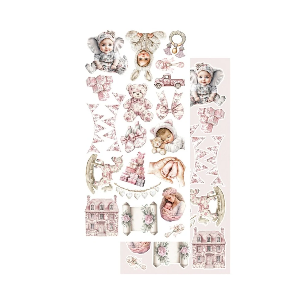 Alchemy of Art Scrapbook papier The Baby-Girl 6x12