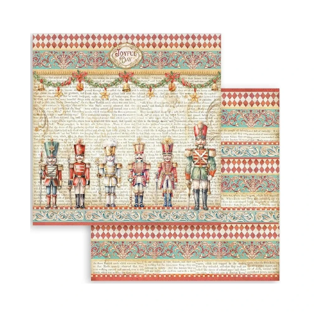Stamperia Scrapbook papier – Nutcracker 8x8