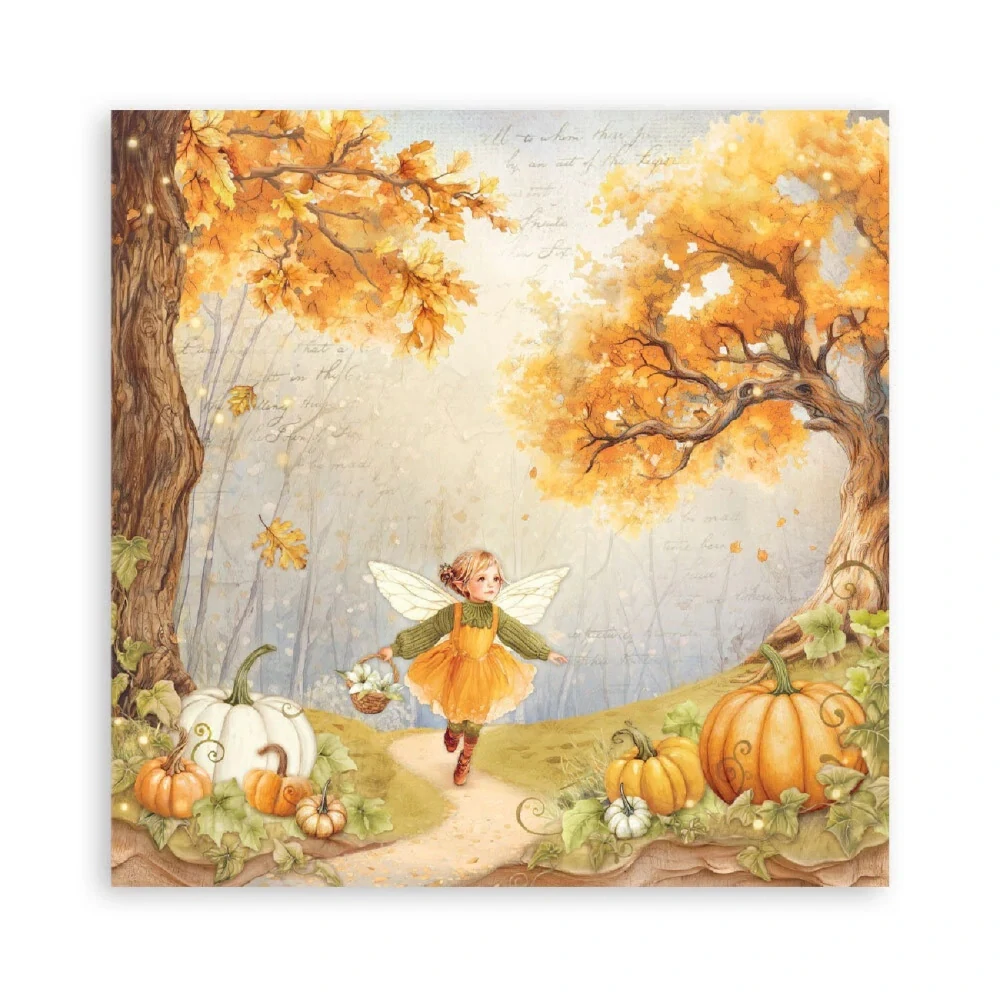 Stamperia Scrapbook papier – Whispering Woods Maxi 8x8
