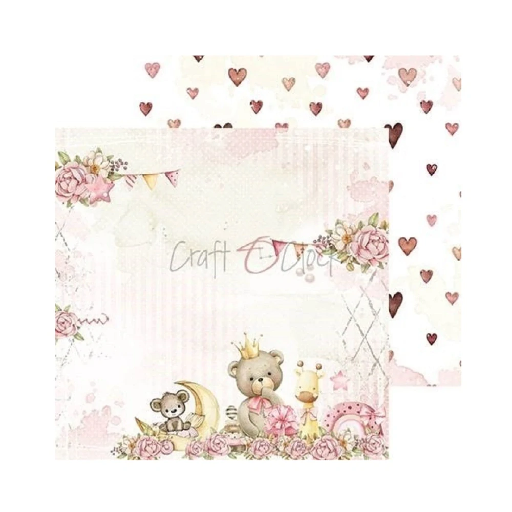 Craft O´ Clock Scrapbook papier -Oh, Girl! 8x8 