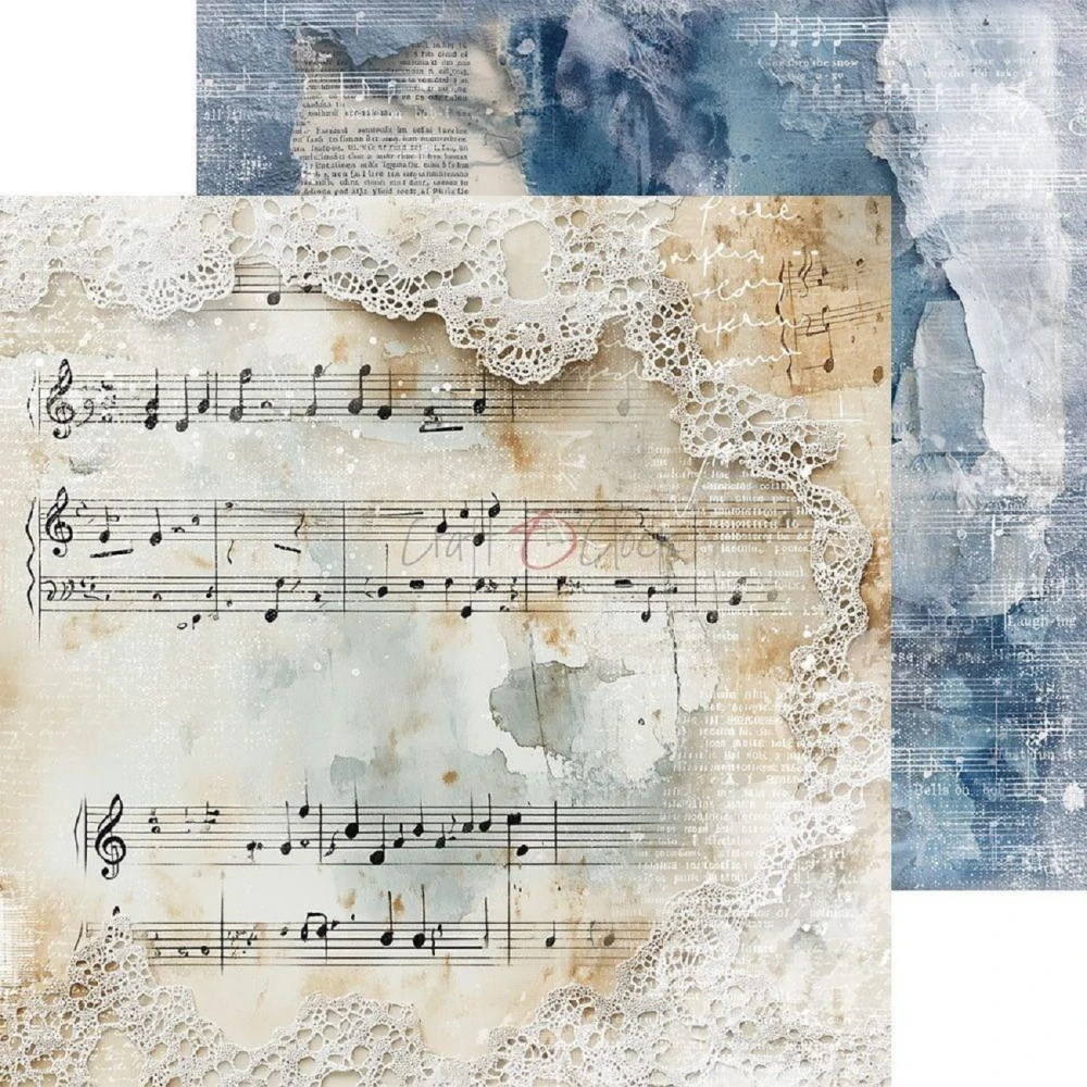 Craft O´ Clock Scrapbook papier - Melody of My Soul 8x8 Mix