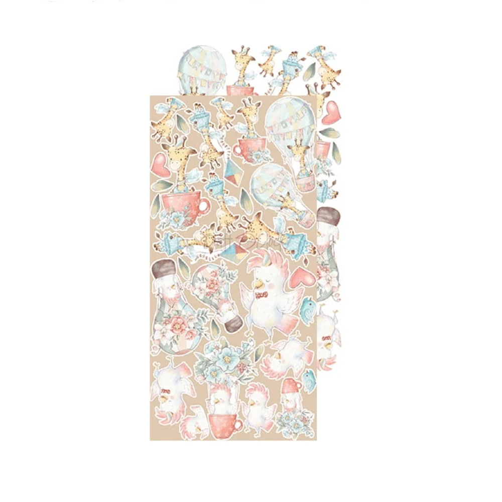 Craft O´ Clock Scrapbook papier - Safari Friends 6x12