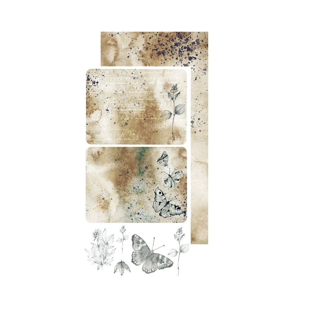 Craft O´ Clock Scrapbook papier - Beauty Restless  6x12