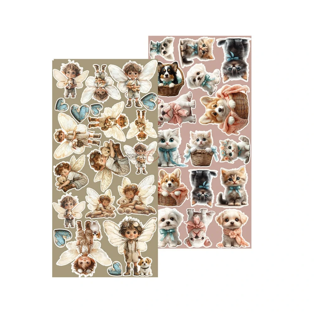 Craft O´ Clock Scrapbook papier - Sprites of Harmony 6x12 Sprites