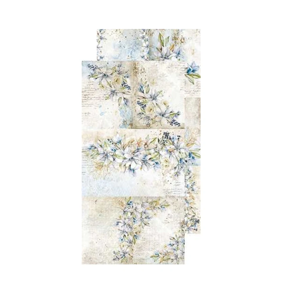  Scrapbook papier - Vintage Sky Junk Journal - Craft O’Clock