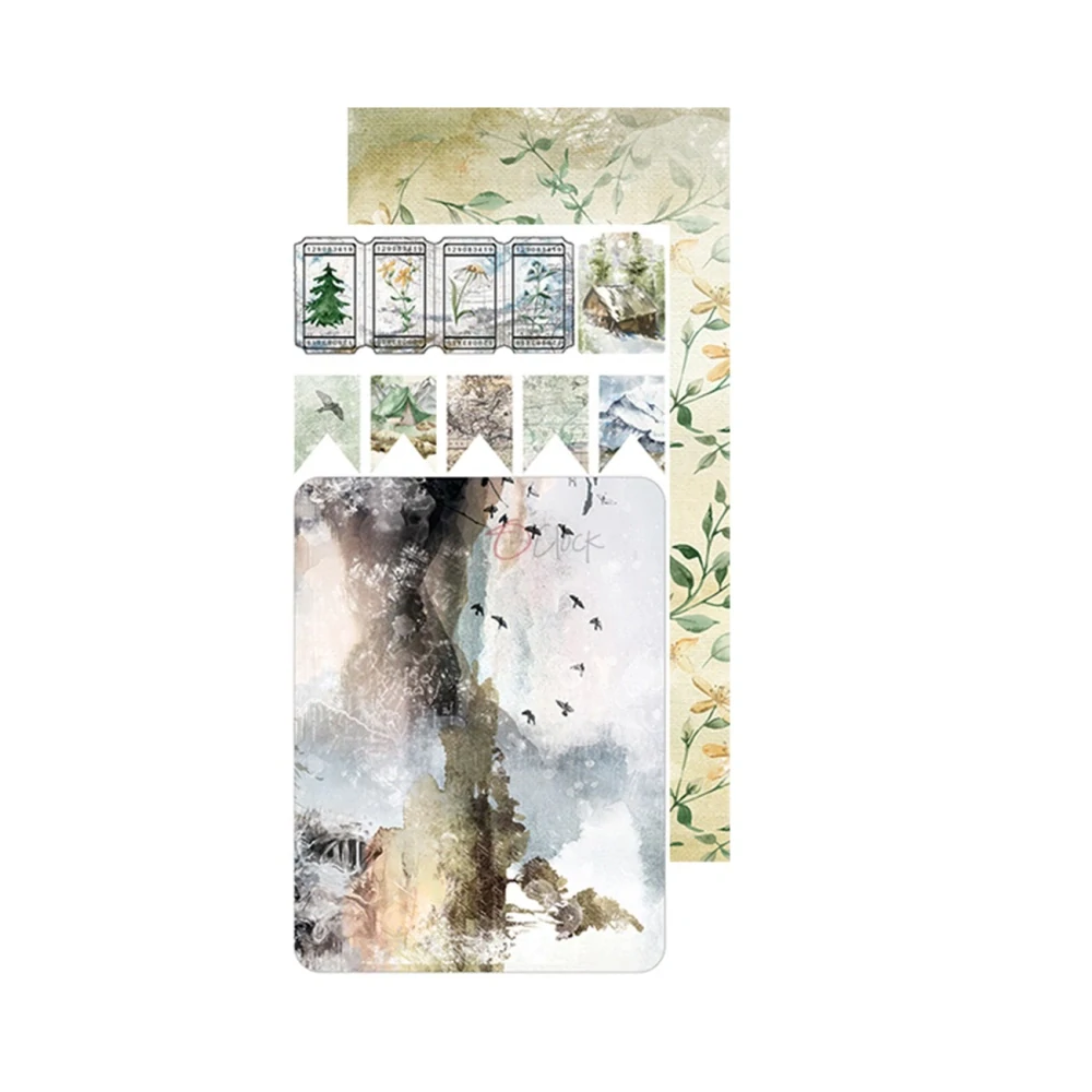 Craft O´ Clock Scrapbook papier - Trail of Silence 6x12