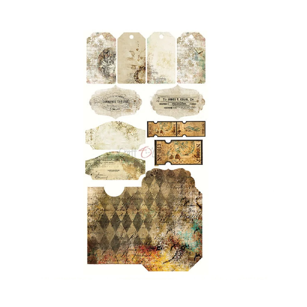 Craft O´ Clock Scrapbook papier - Fleeting Moments   6x12 