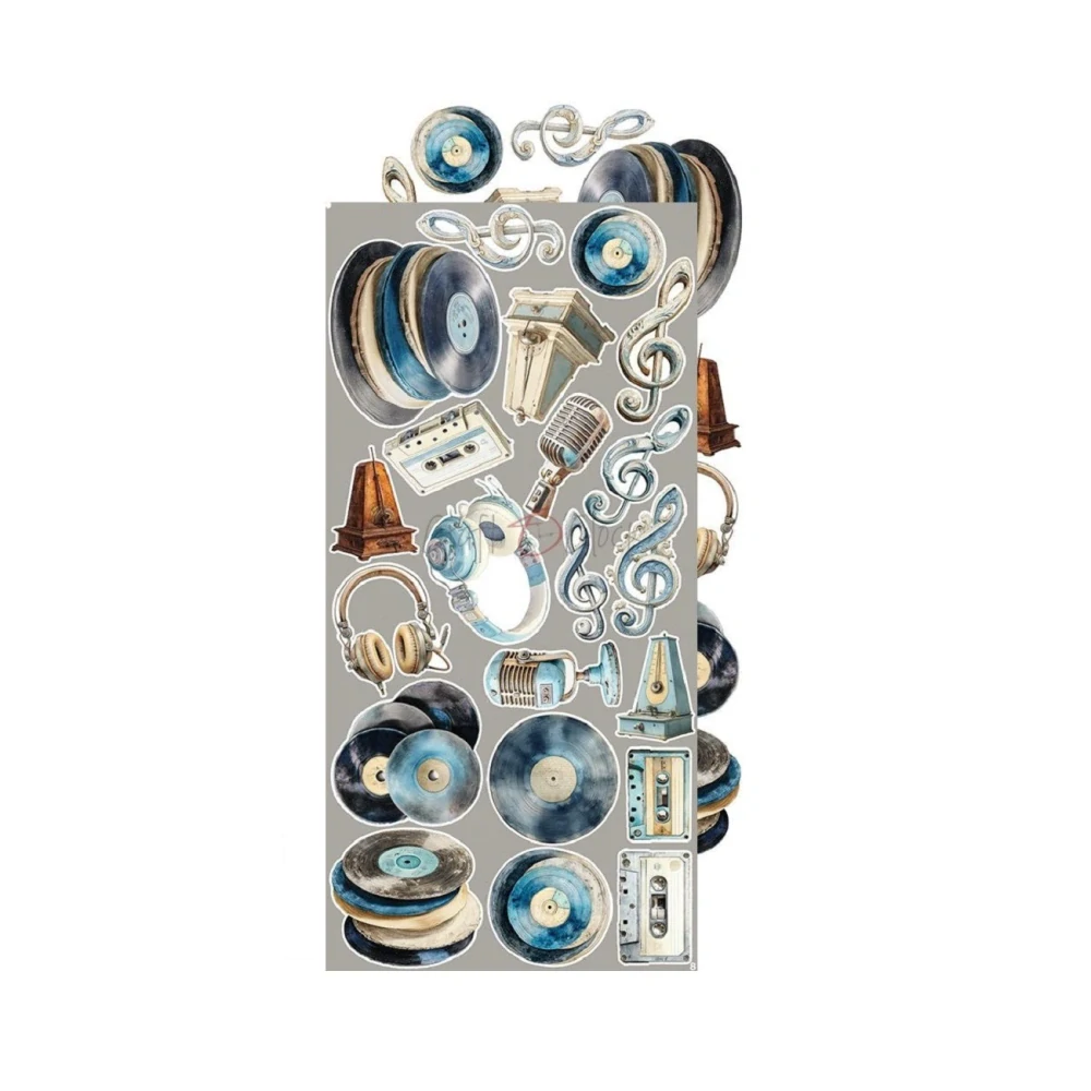 Craft O´ Clock Scrapbook papier - Melody of My Soul Melody 6x12