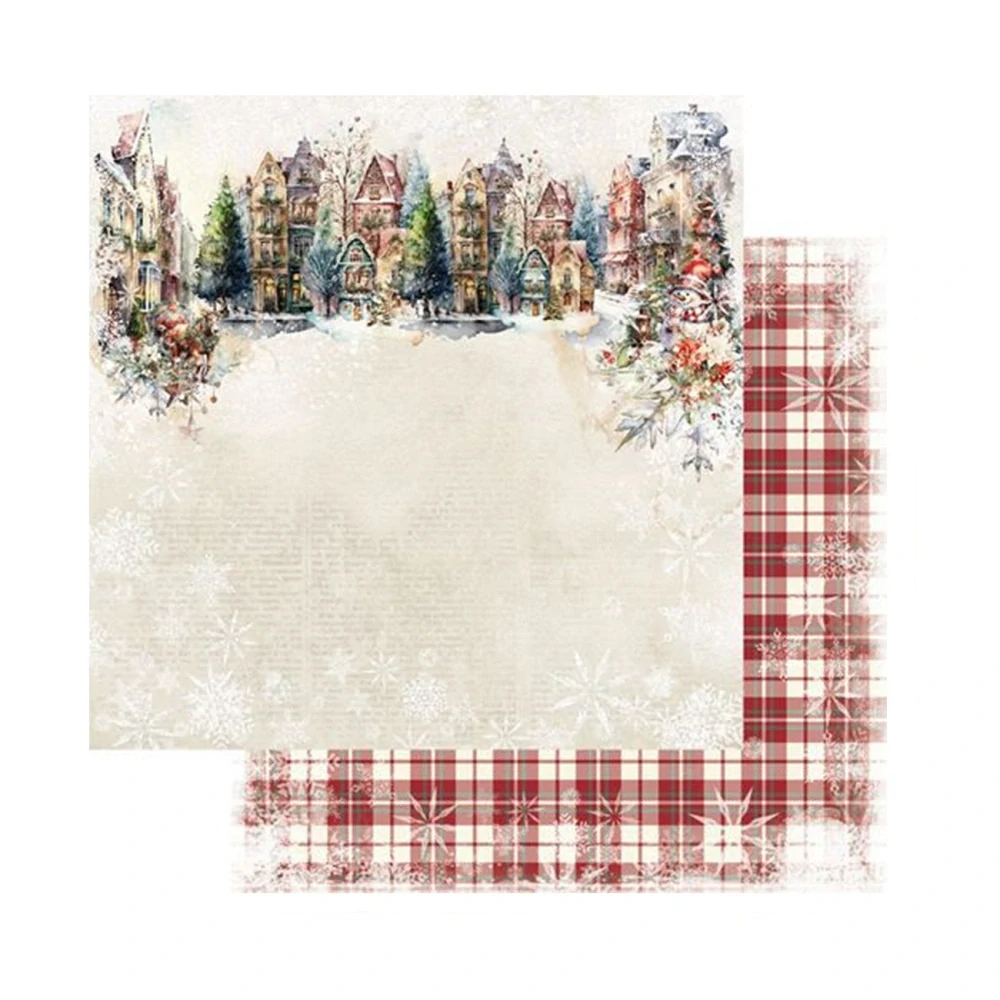 Alchemy of Art Scrapbook papier Merry Christmas 8x8