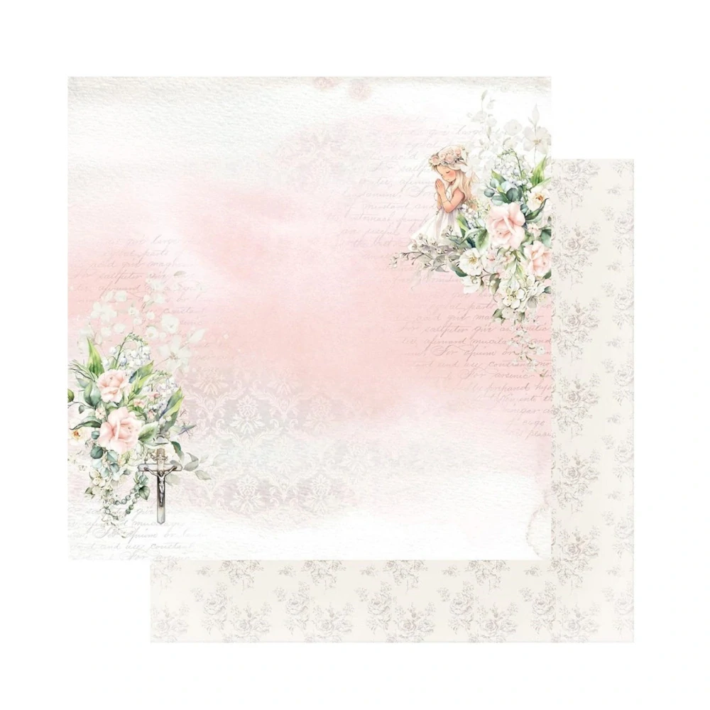 Alchemy of Art Scrapbook papier First Holy Communion 8x8