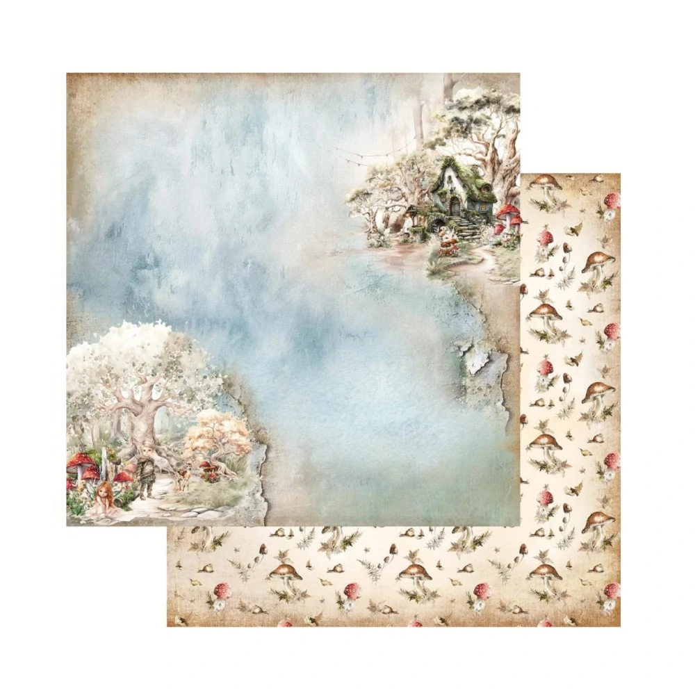 Alchemy of Art Scrapbook papier The World of Fairies 8x8