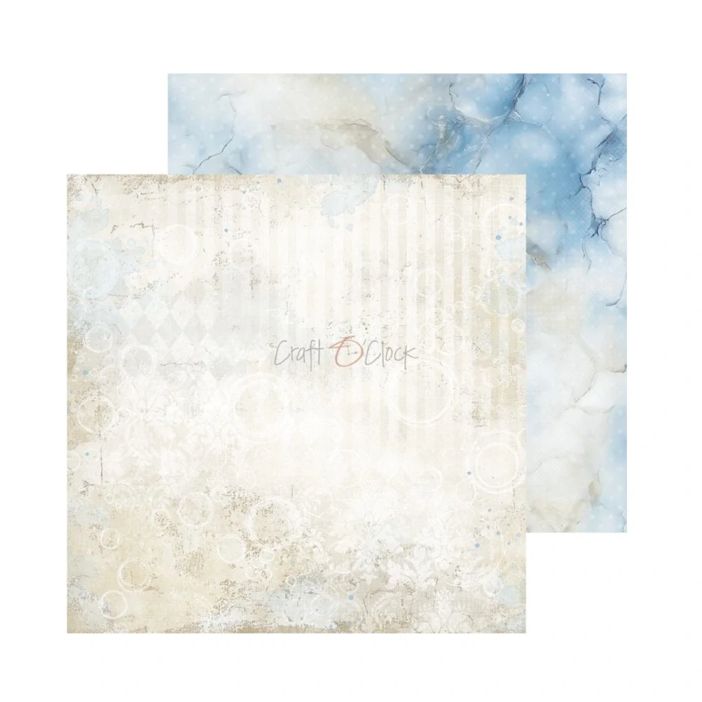 Craft O´ Clock Scrapbook papier - Baby Boy Universe 8x8 Mix