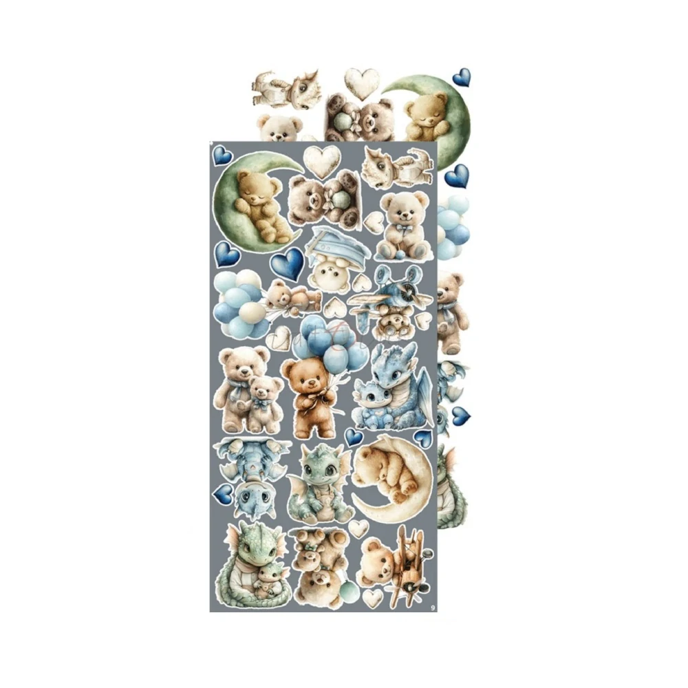 Craft O´ Clock Scrapbook papier - Baby Boy Universe 6x12 Mix