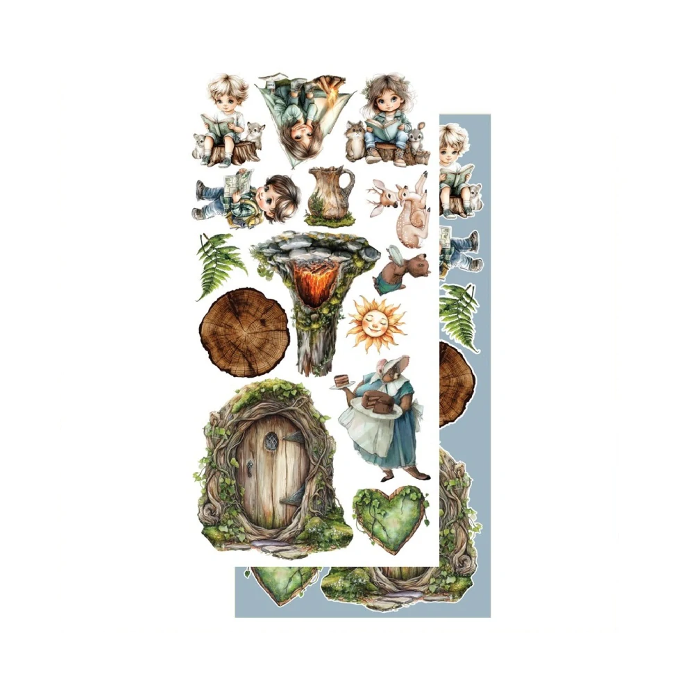 Alchemy of Art Scrapbook papier Friends of the Forest 6x12