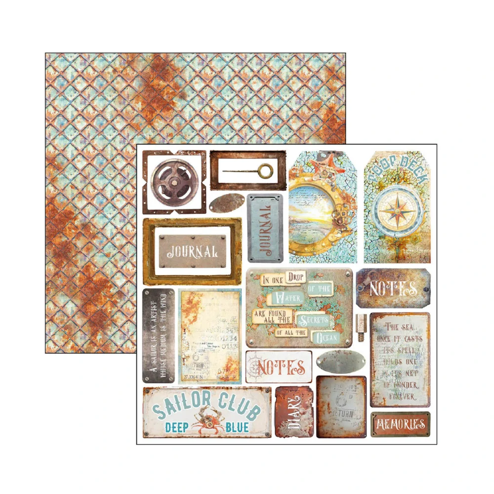 Ciao Bella Scrapbook papier Coral Reef 6x6