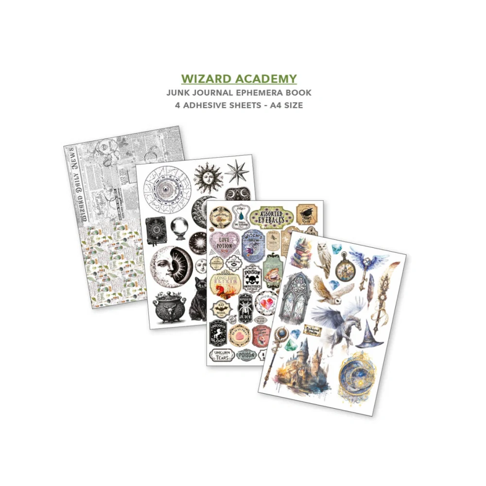 Ciao Bella – Wizard Academy Junk Journal Ephemera Book