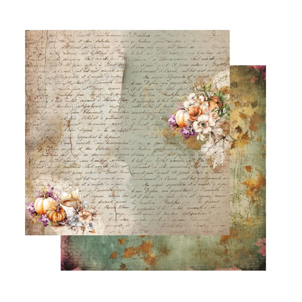 Alchemy of Art Scrapbook papier In Autumn Colors 8x8