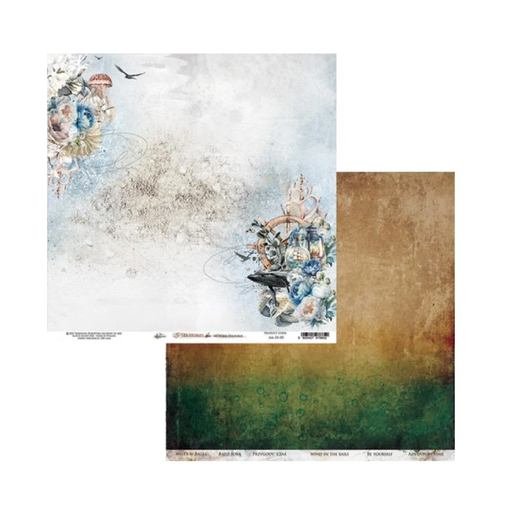 Alchemy of Art Scrapbook papier Sea Stories 8x8