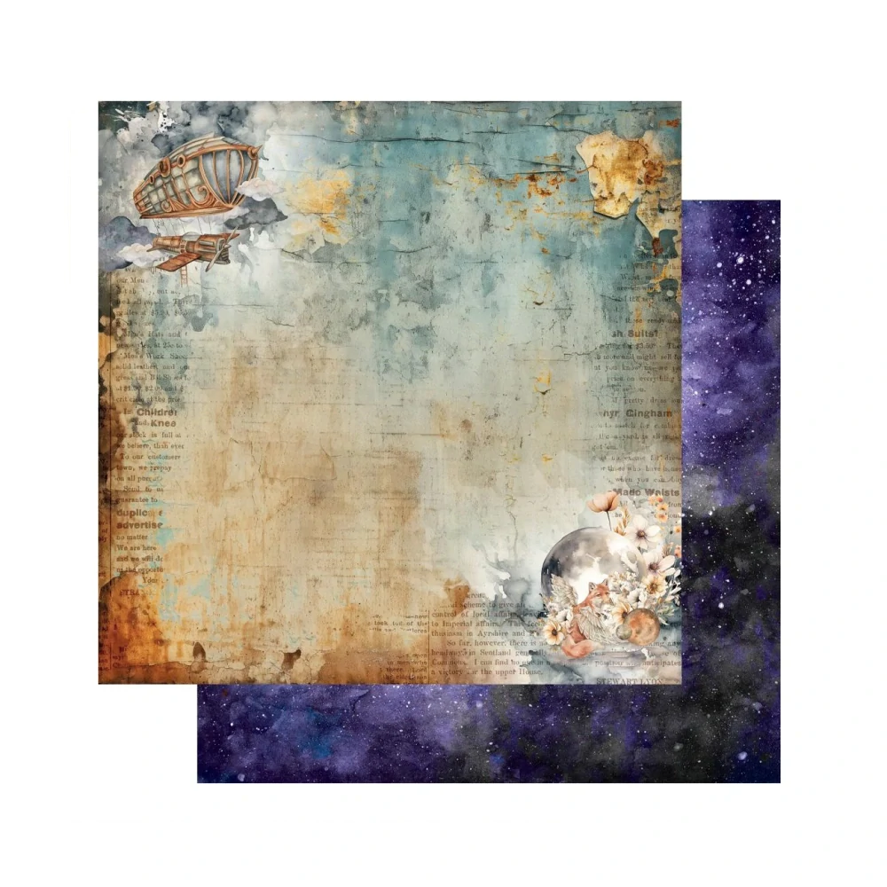 Alchemy of Art Scrapbook papier Between Worlds 8x8