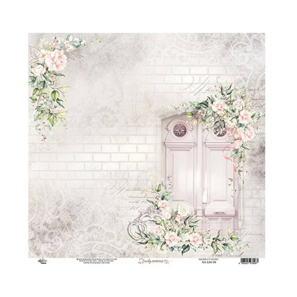 Alchemy of Art Scrapbook papier Lovely Memories 8x8