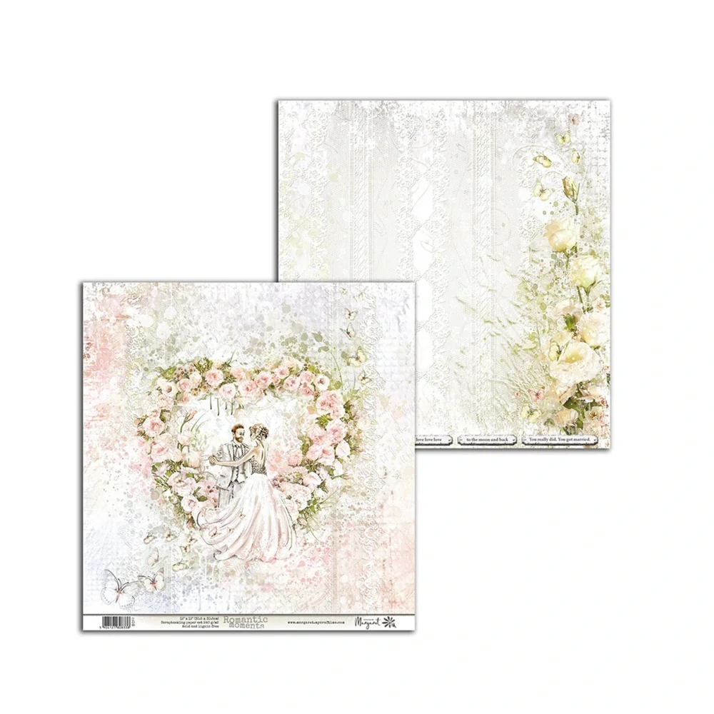 Margaret Scrapbook papier – Romatic moments  12x12