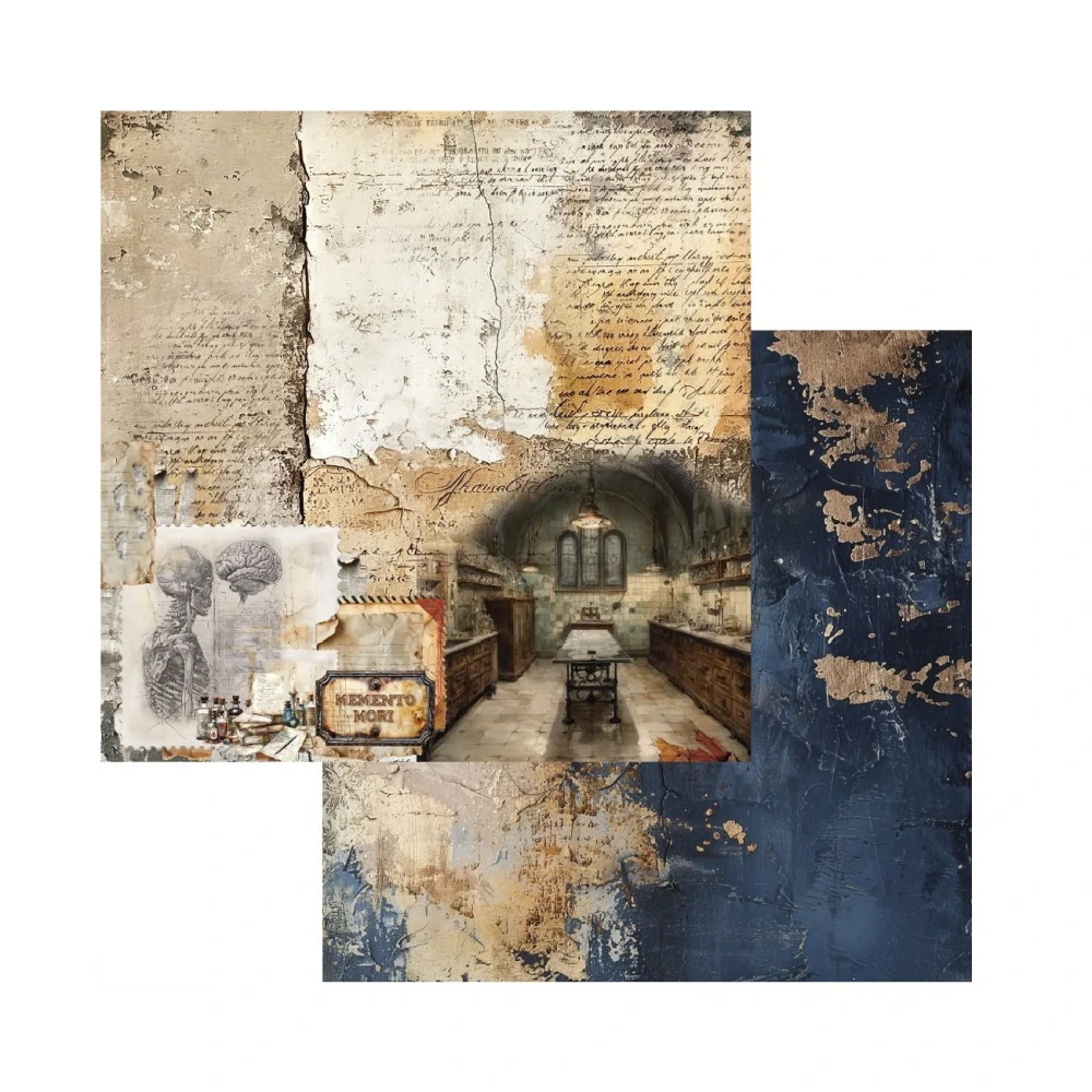 Alchemy of Art Scrapbook papier Behind Closed Doors 8x8