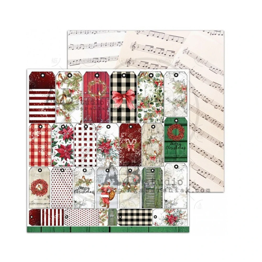 AB studio Scrapbook papier A Holly Jolly Christmas 12x12