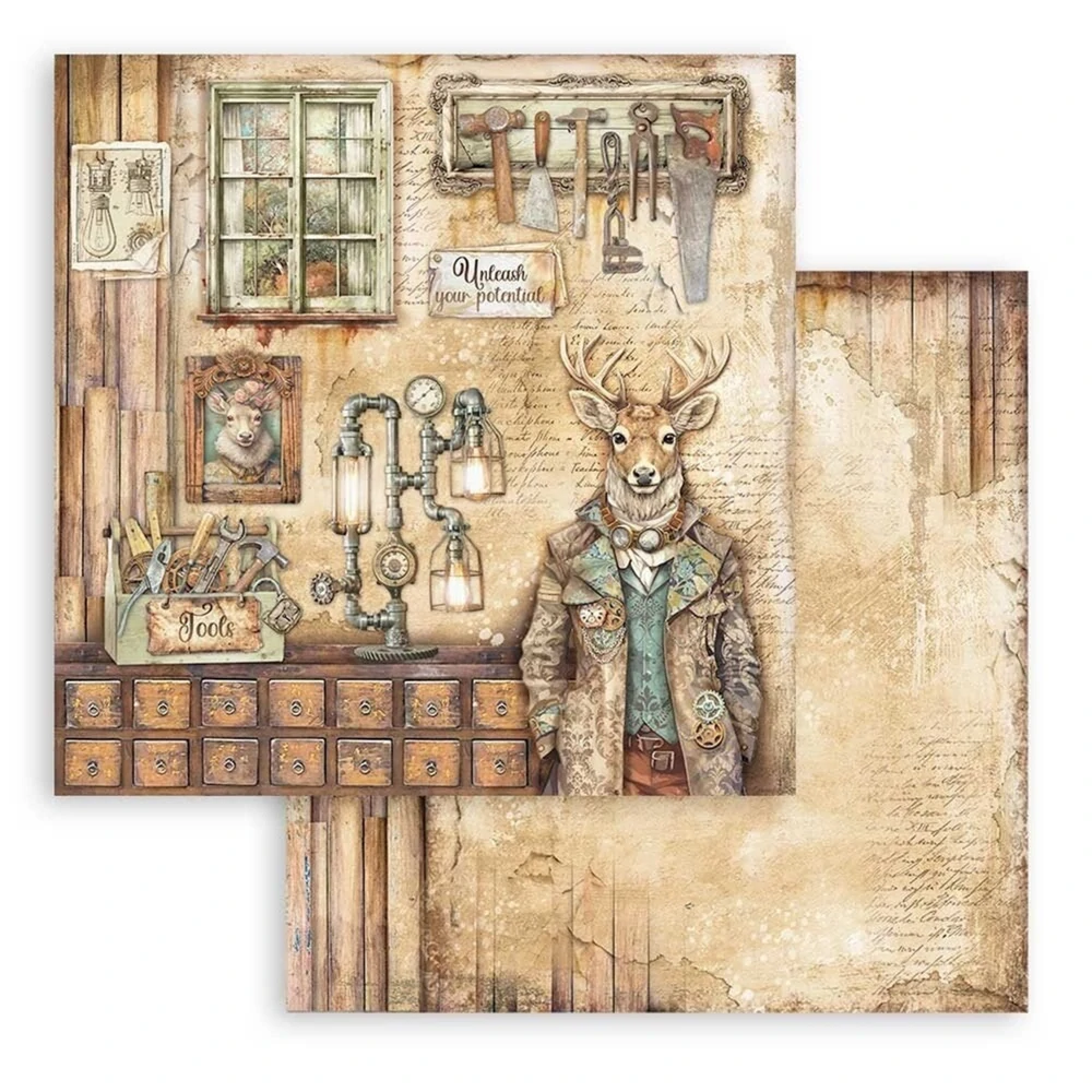 Stamperia Scrapbook papier – Alterego 12x12