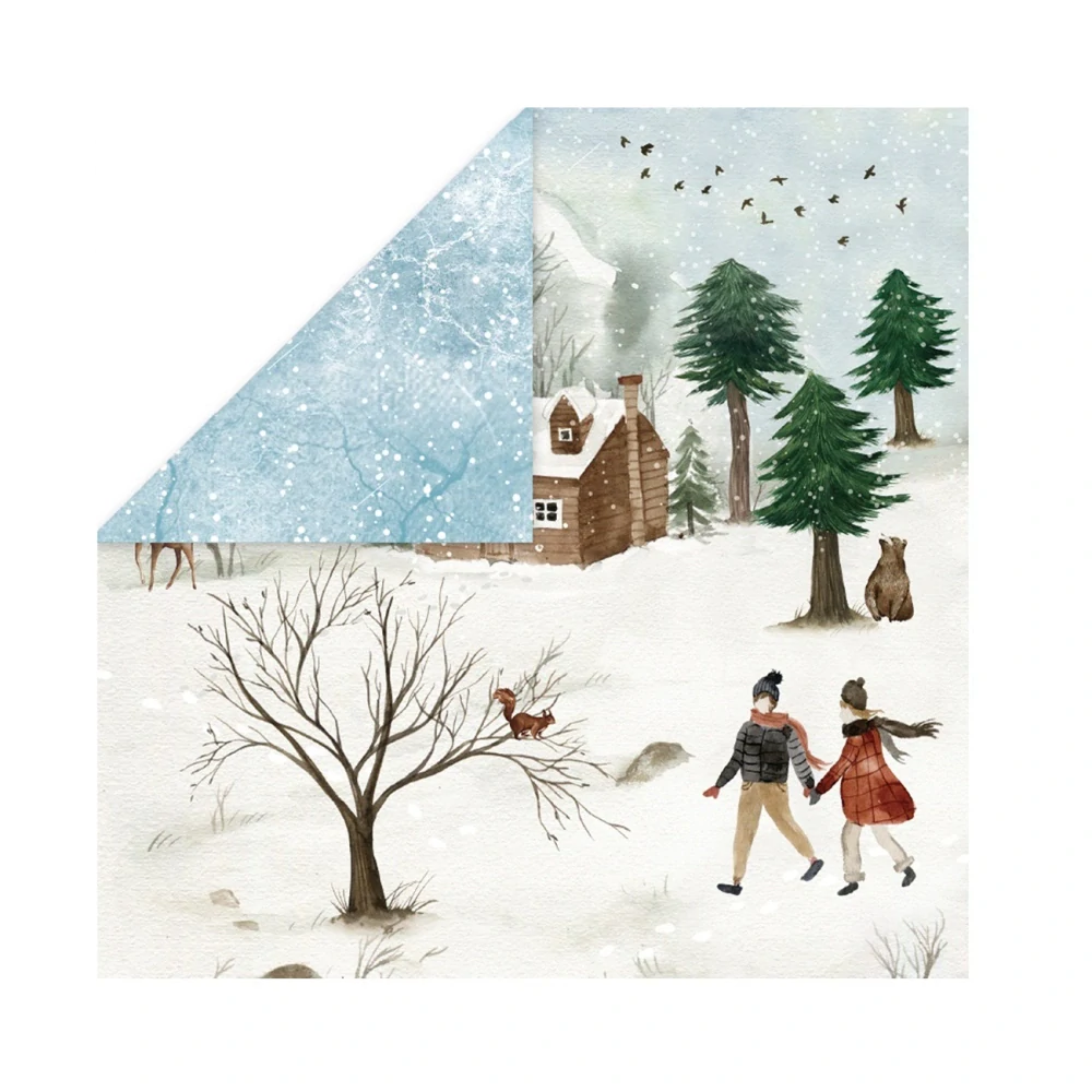 Craft & You Design Scrapbook papier Winter Holiday 12x12