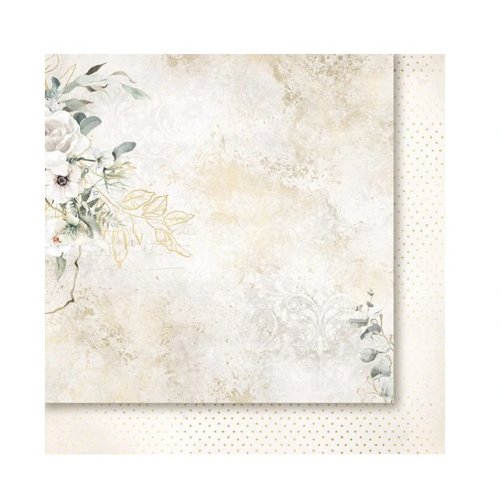 Paper Heaven Scrapbook papier Woman in gold  12x12