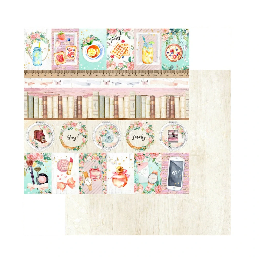 Memory Place Scrapbook papier Happy Place 12x12