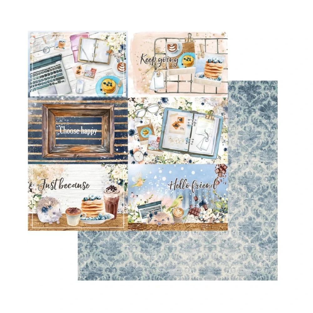 Memory Place Scrapbook papier Hello 6x6