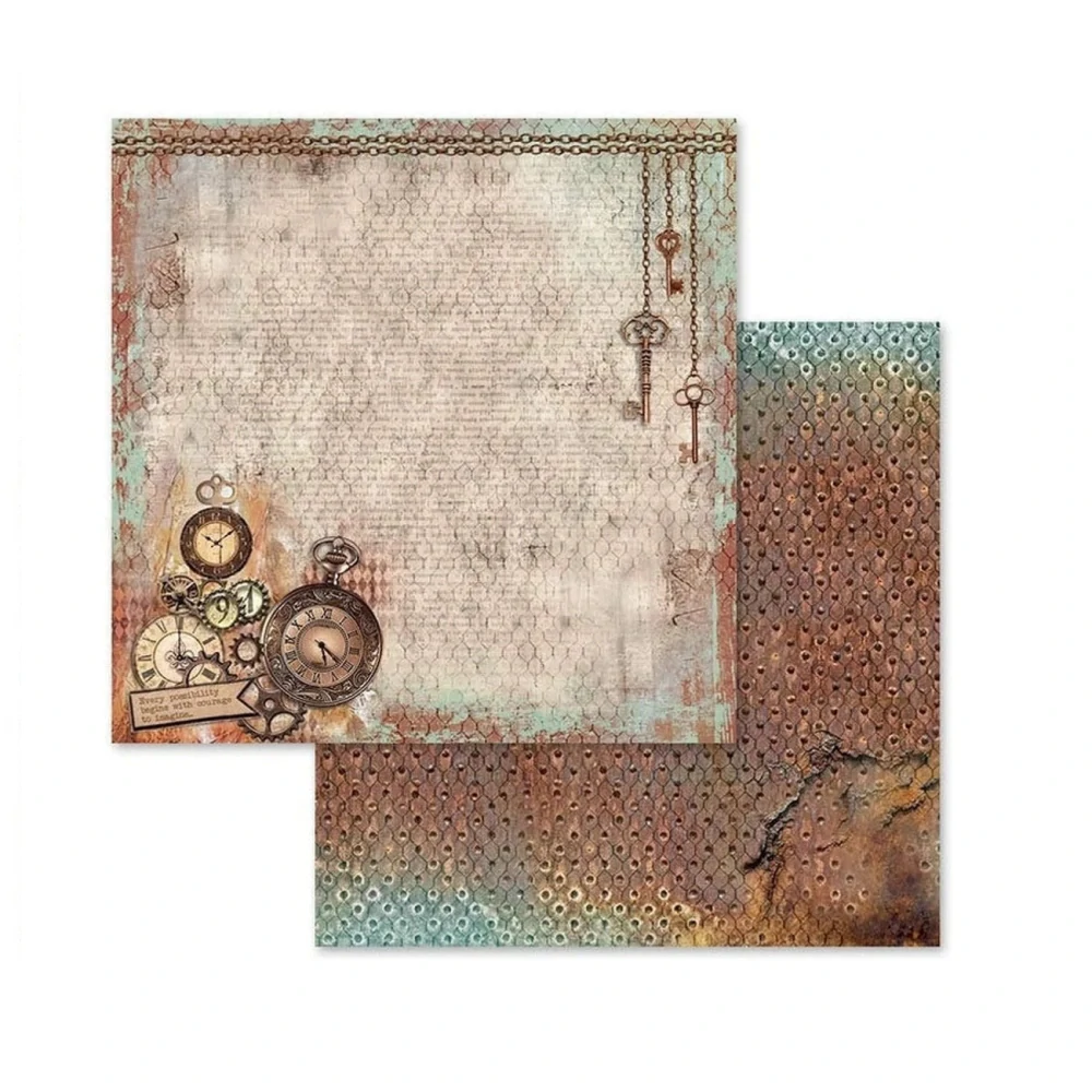 Stamperia Scrapbook papier – Clockwise 12x12