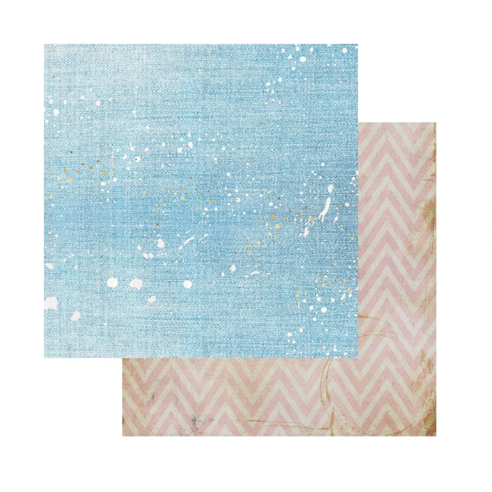Memory Place Scrapbook papier Shades of Denim 12x12