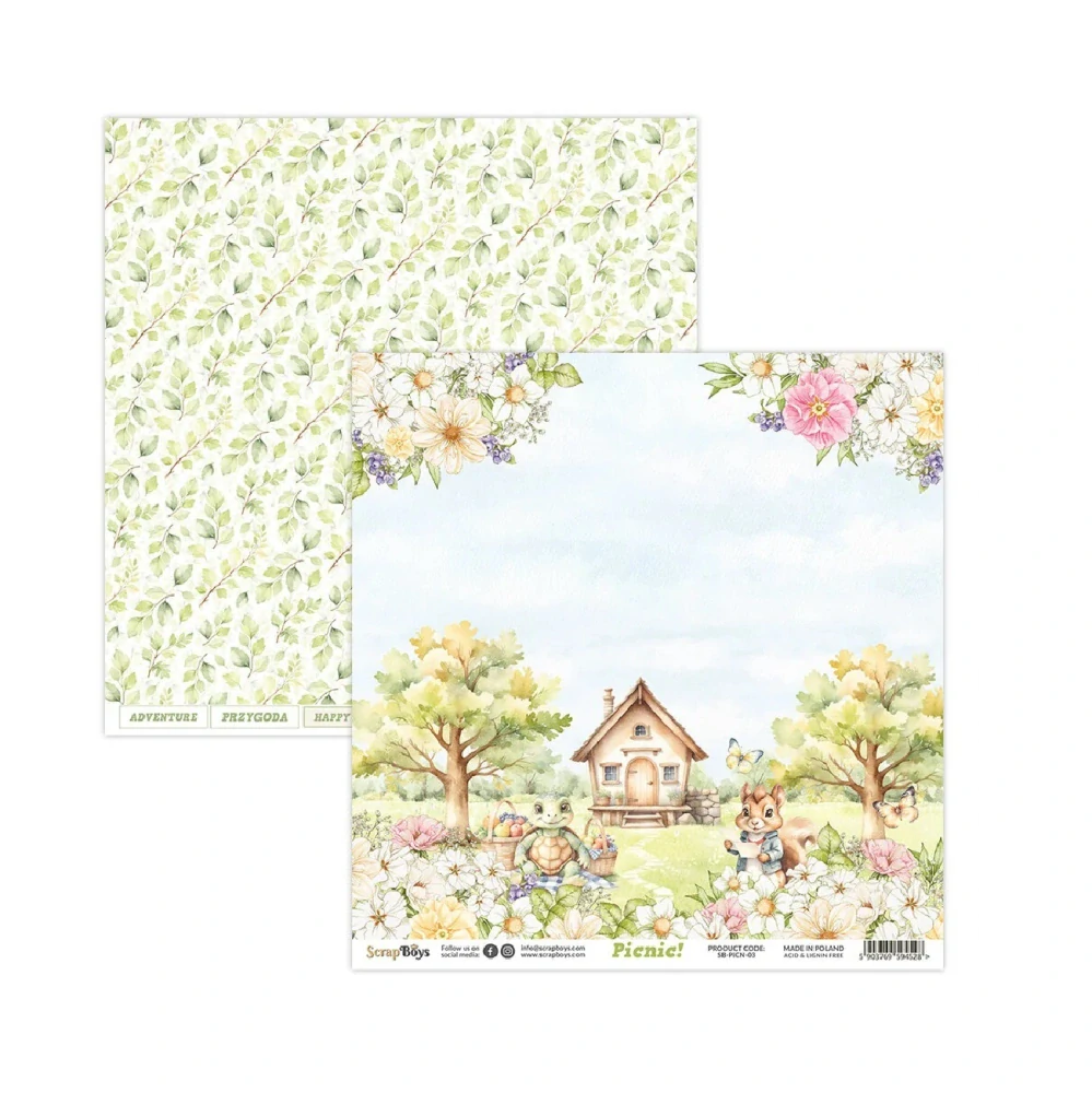 Scrapboys Scrapbook papier Picnic! 12x12