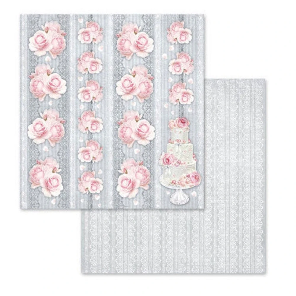 Stamperia Scrapbook papier – Wedding 12x12