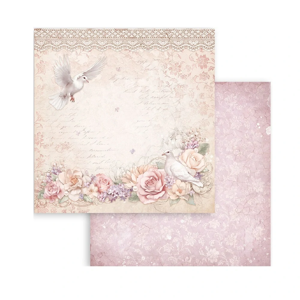 Stamperia Scrapbook papier – Romance Forever 8x8