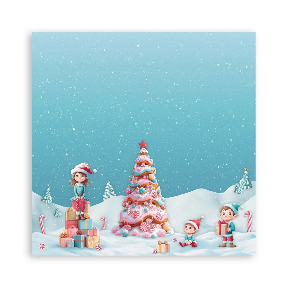 Stamperia Scrapbook papier – Candy Christmas Maxi 12x12