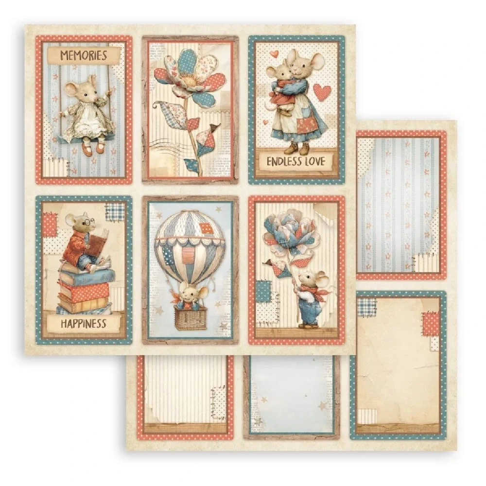 Stamperia Scrapbook papier – Family 12x12