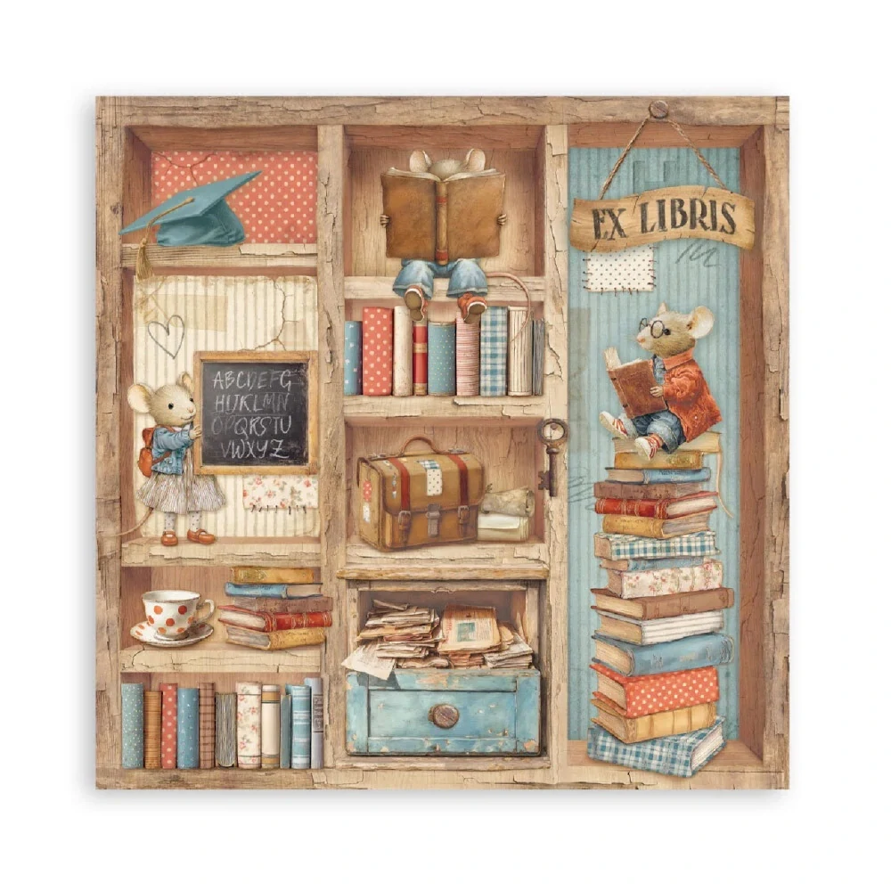 Stamperia Scrapbook papier – Family 12x12 Maxi