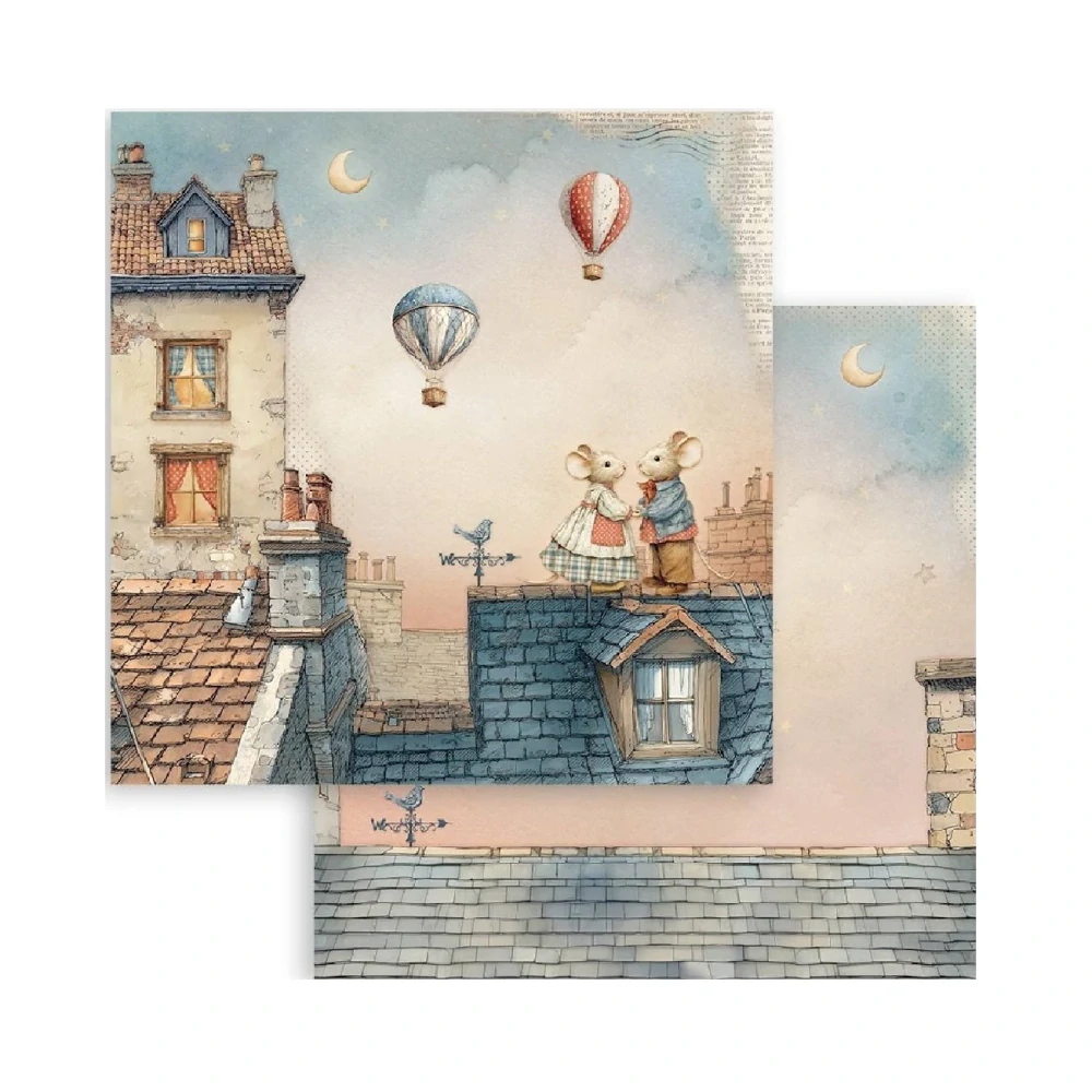 Stamperia Scrapbook papier – Family 8x8