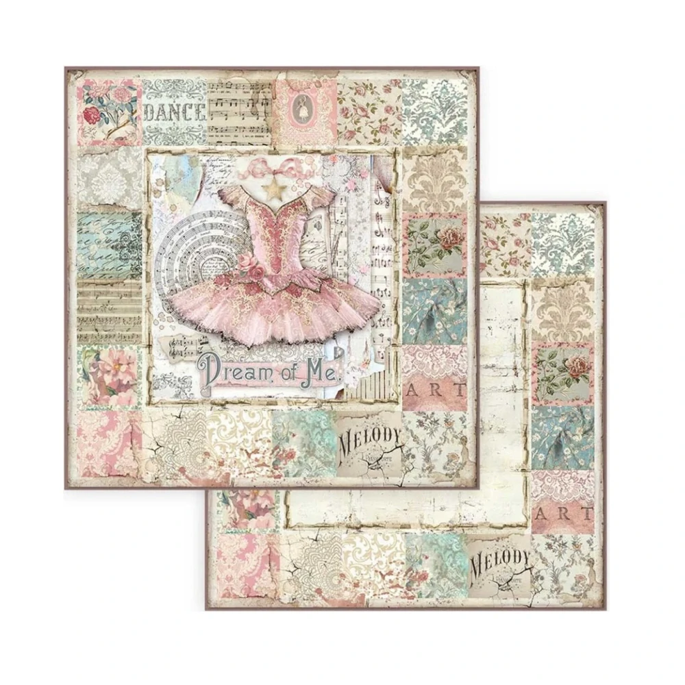 Stamperia Passion scrapbook papier 8x8