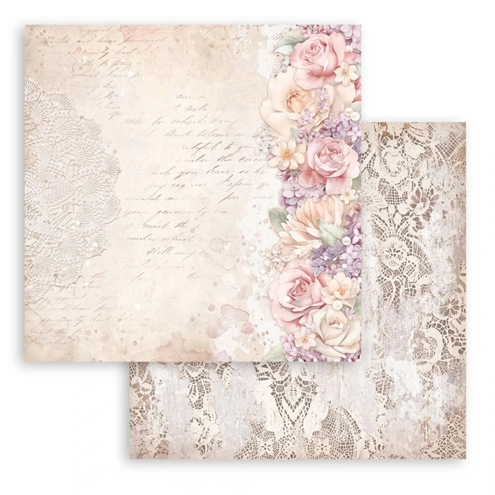 Stamperia Scrapbook papier – Romance Forever 12x12