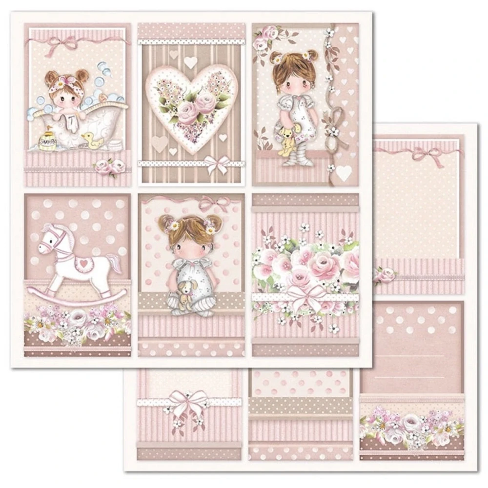 Stamperia Scrapbook papier – Little Girl 12x12