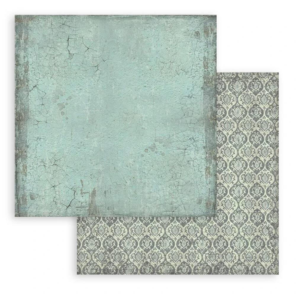 Stamperia Scrapbook papier – Voyages Fantastiques Background 12x12