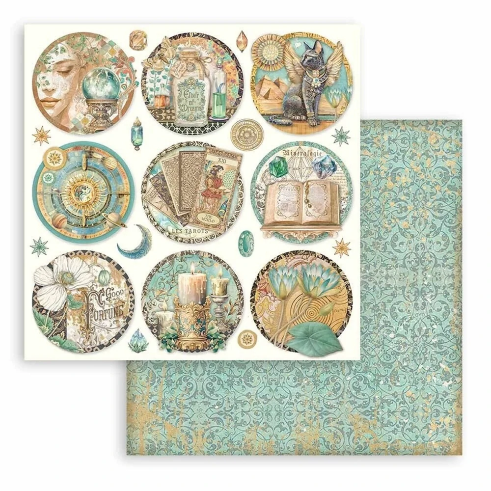 Stamperia Scrapbook papier – Fortune 8x8