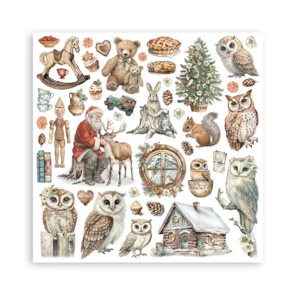Stamperia Scrapbook papier – The Owl's House Maxi 12x12