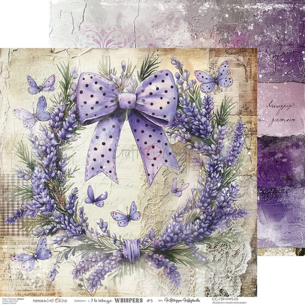 Craft O´ Clock Scrapbook papier - Heritage Whispers 12x12