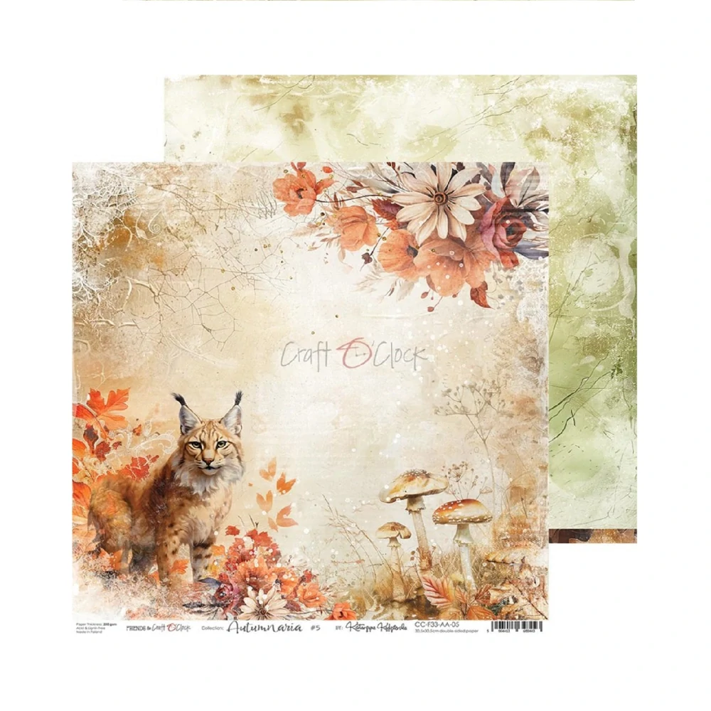 Craft O´ Clock Scrapbook papier - Autumnaria 12x12