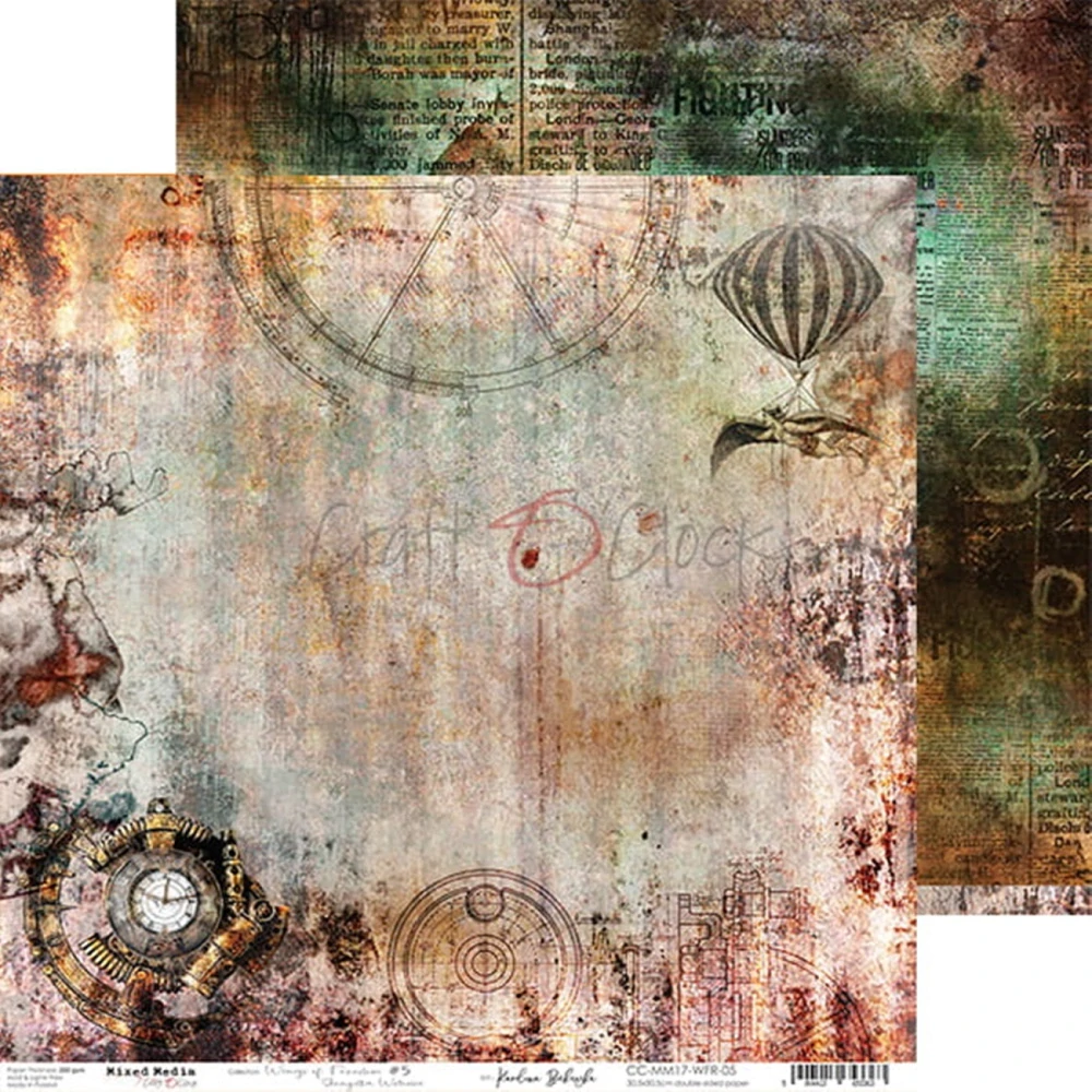 Craft O´ Clock Scrapbook papier - Wings of Freedom 12x12